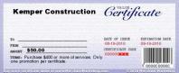  Kemper Construction - Concrete Finishing - $50 Certificate - Buy for $10 