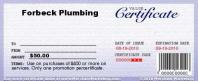  Forbeck - Plumbing Services - $50 Certificate - Buy for $10 